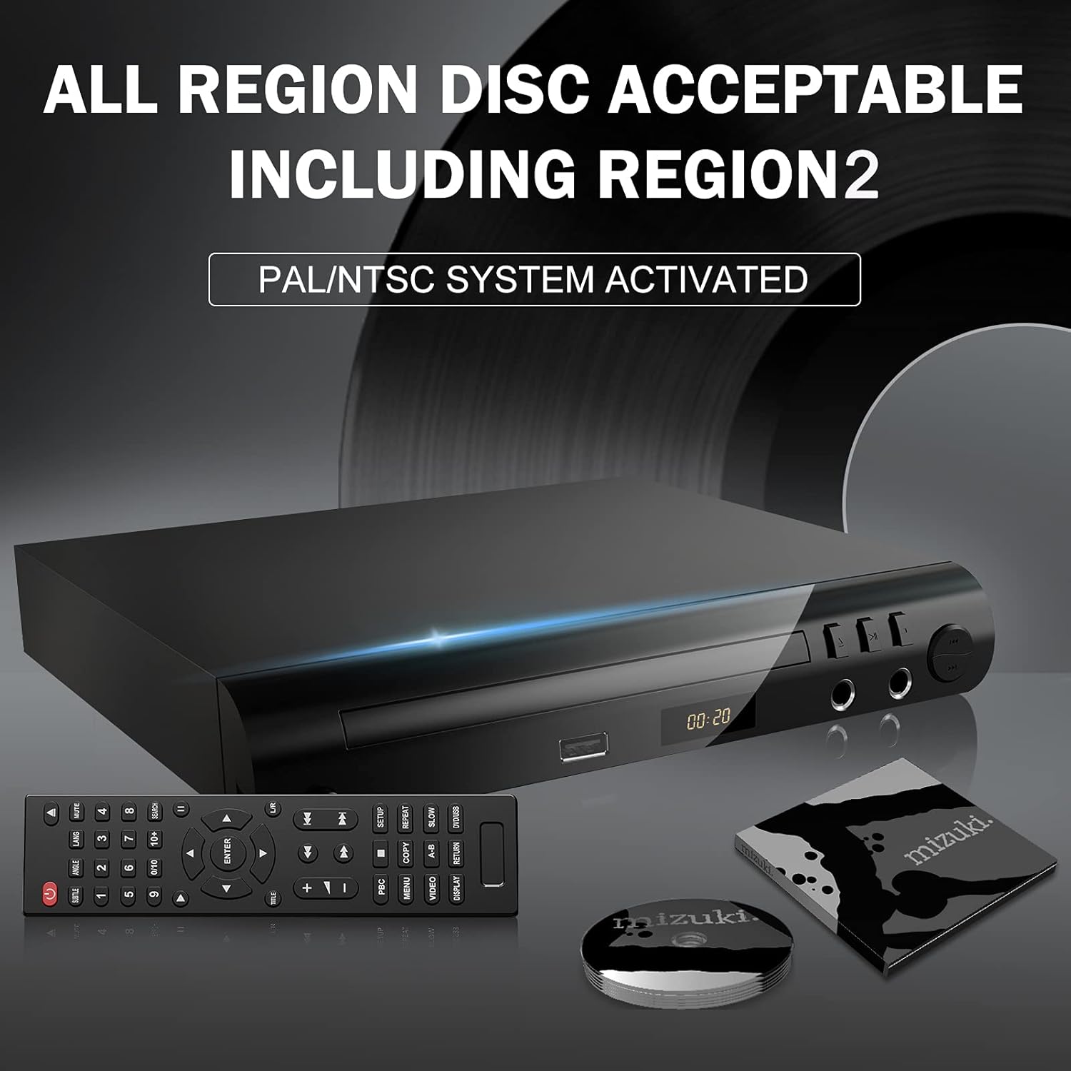 All Region Free DVD Player with HDMI Output D981