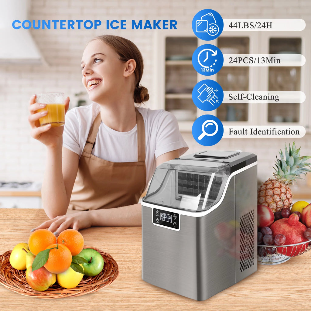 Stainless Steel Ice Maker Q7446