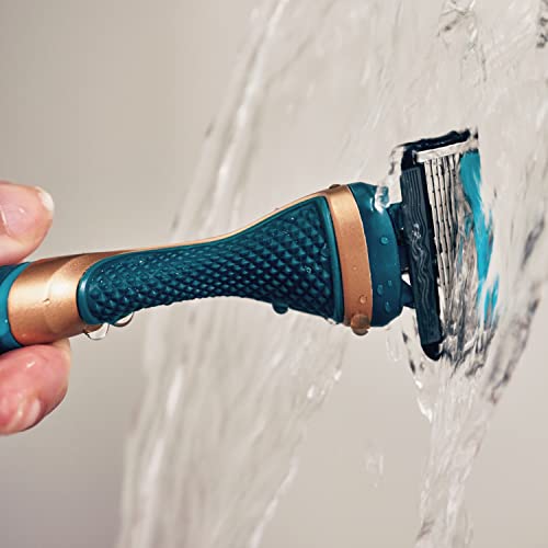 Full Body Shaving Kit with 4-Blade Razor Refill Cartridges and Shave Cream 3oz W1287