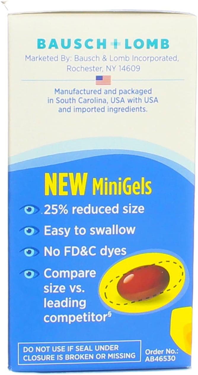 50 ea Pack of 4 Eye Vitamin & Mineral Softgels M8029