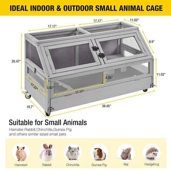 Large Wooden Guinea Pig Cage B769