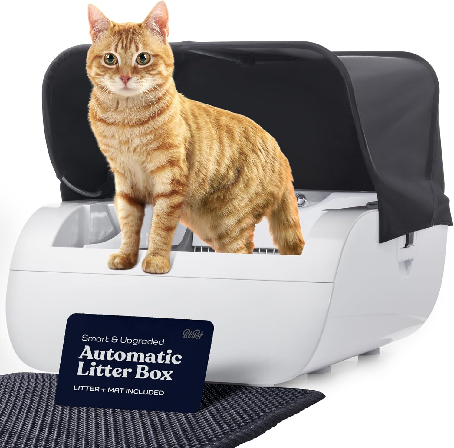 Automatic Self Cleaning Cat Litter Box with Odor Eliminator E298
