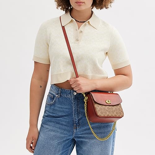 Coated Canvas Crossbody D9586