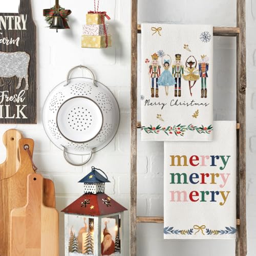 18x26 Inch Set of 4 Christmas Kitchen Towels X1395