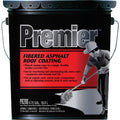 Black Asphalt Roof Coating, 4.75 Gal Pail F813490
