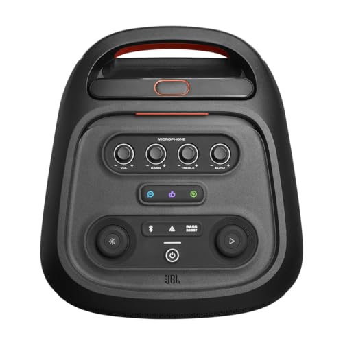 Portable Party Speaker with Telescopic Handle & Wheels (Black) G2699
