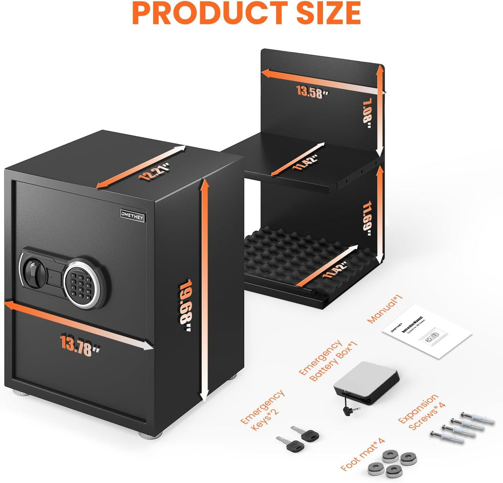 2.3 Cub Fireproof Safe with Digital Keypad N335