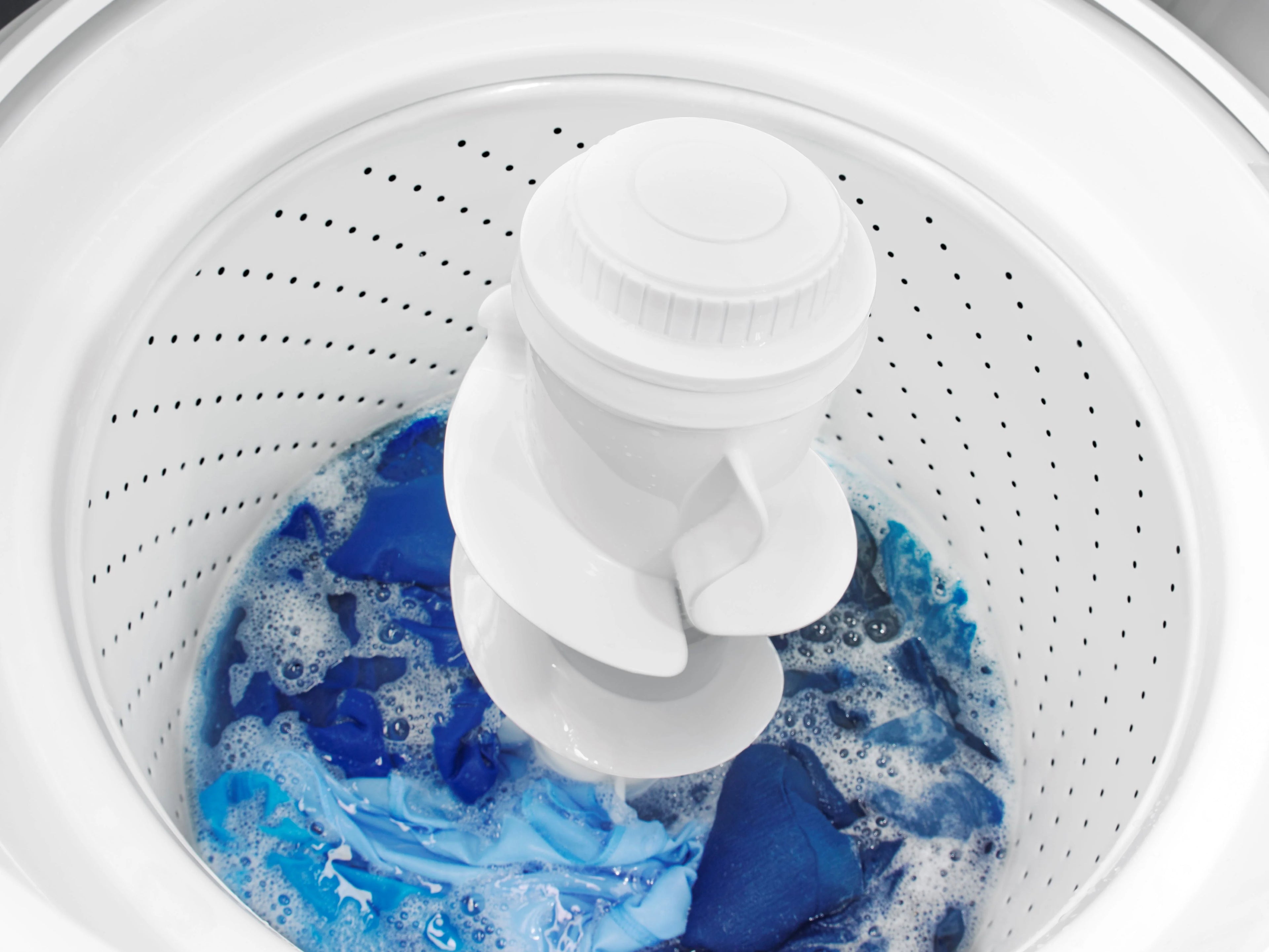 White Top-Load Washer with Dual Action Agitator, 3.5 Cu. ft. Capacity P265