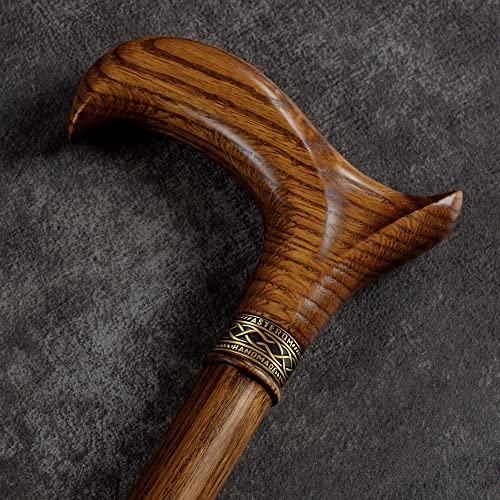 Handmade Ergonomic Wooden Walking Cane N316937