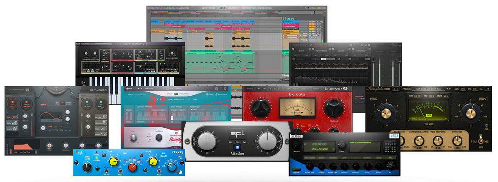 Pair Powered Studio Monitor Speakers and Studio Headphones V44701
