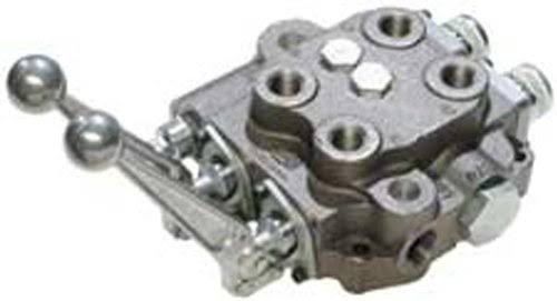 Cast Iron Double Spool Monoblock Hydraulic Directional Control Valve, 3-Position, 4-Way S405