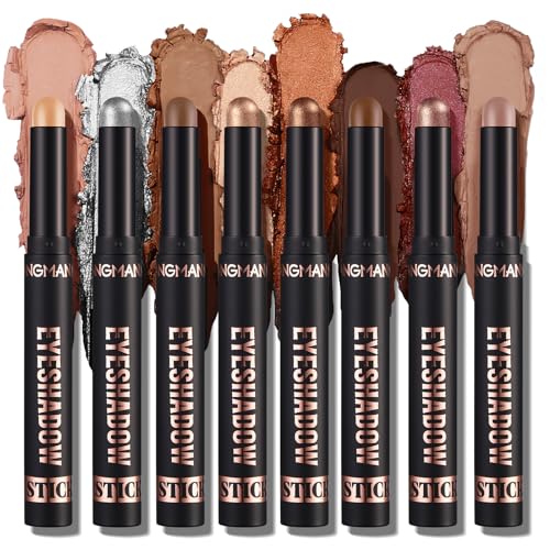 8 Colors Waterproof Eyeshadow Stick Set O141674