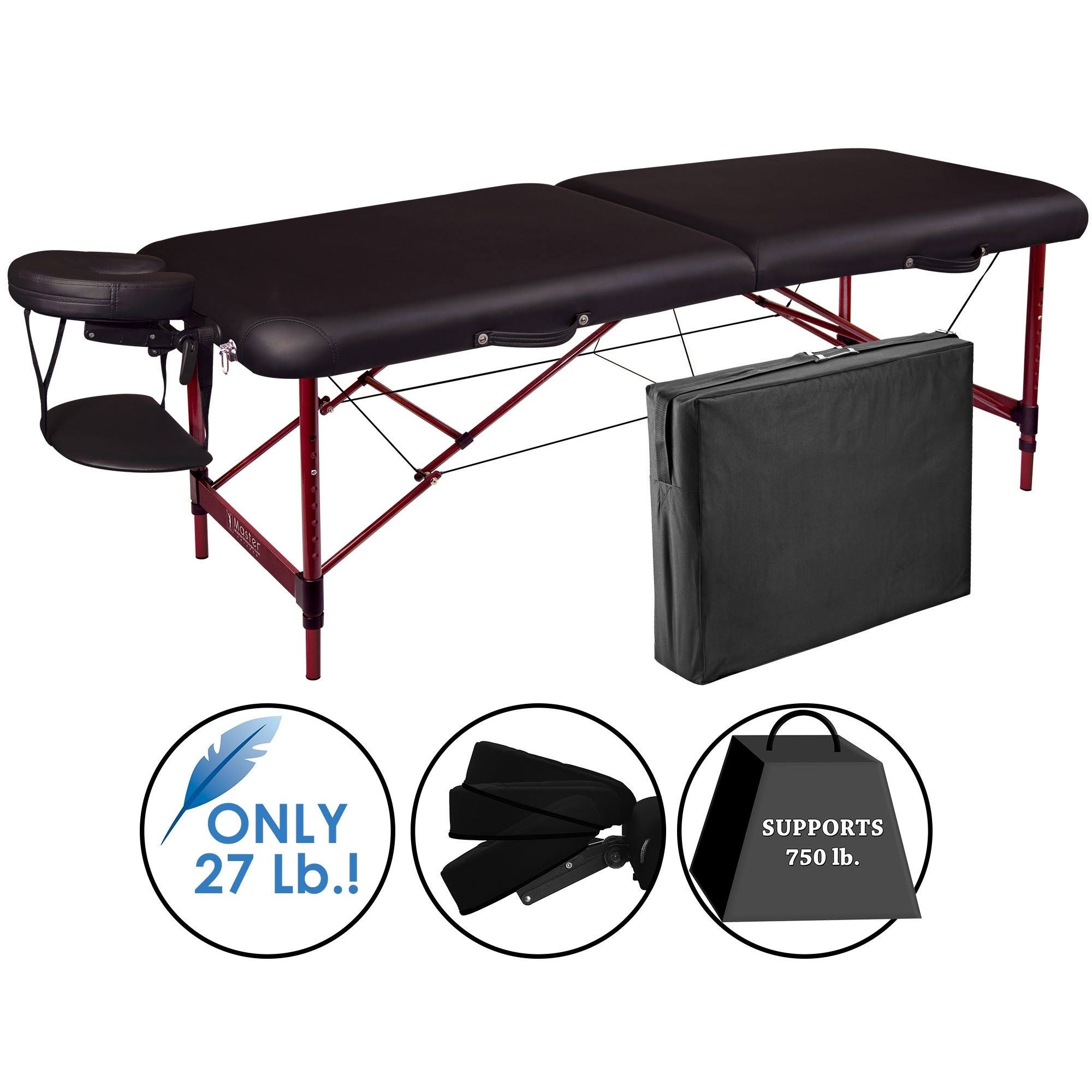 Black Lightweight Portable Table Package R87718