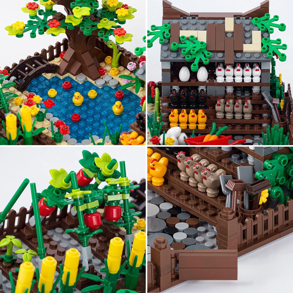 Farm Animal Building Block Toy Set 858pcs M23067