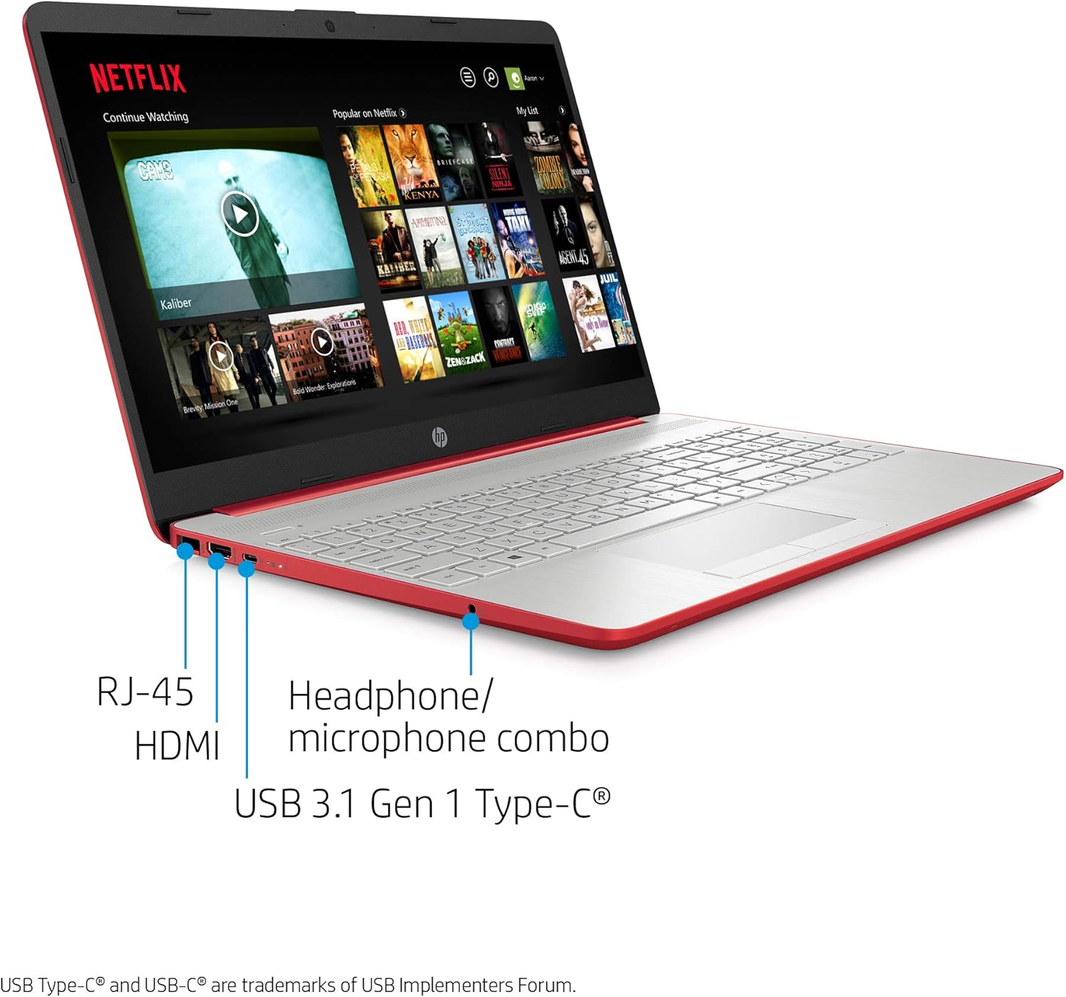15.6in Laptop Intel Pentium Quad-Core N5000 4GB RAM 500GB Hard Drive Windows 10 S Renewed X7689