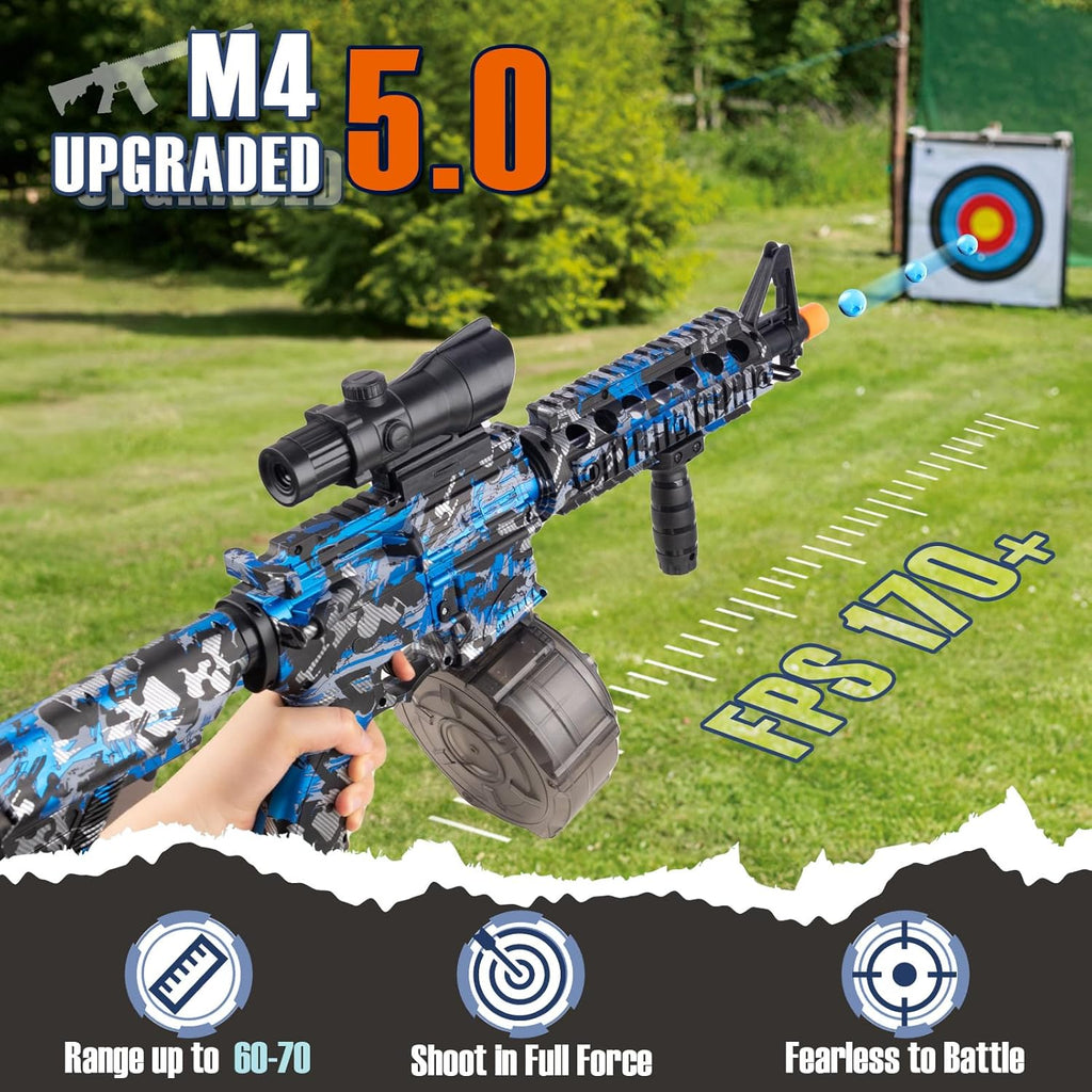 Blue Electric Gel Ball Blaster with Goggles H8187