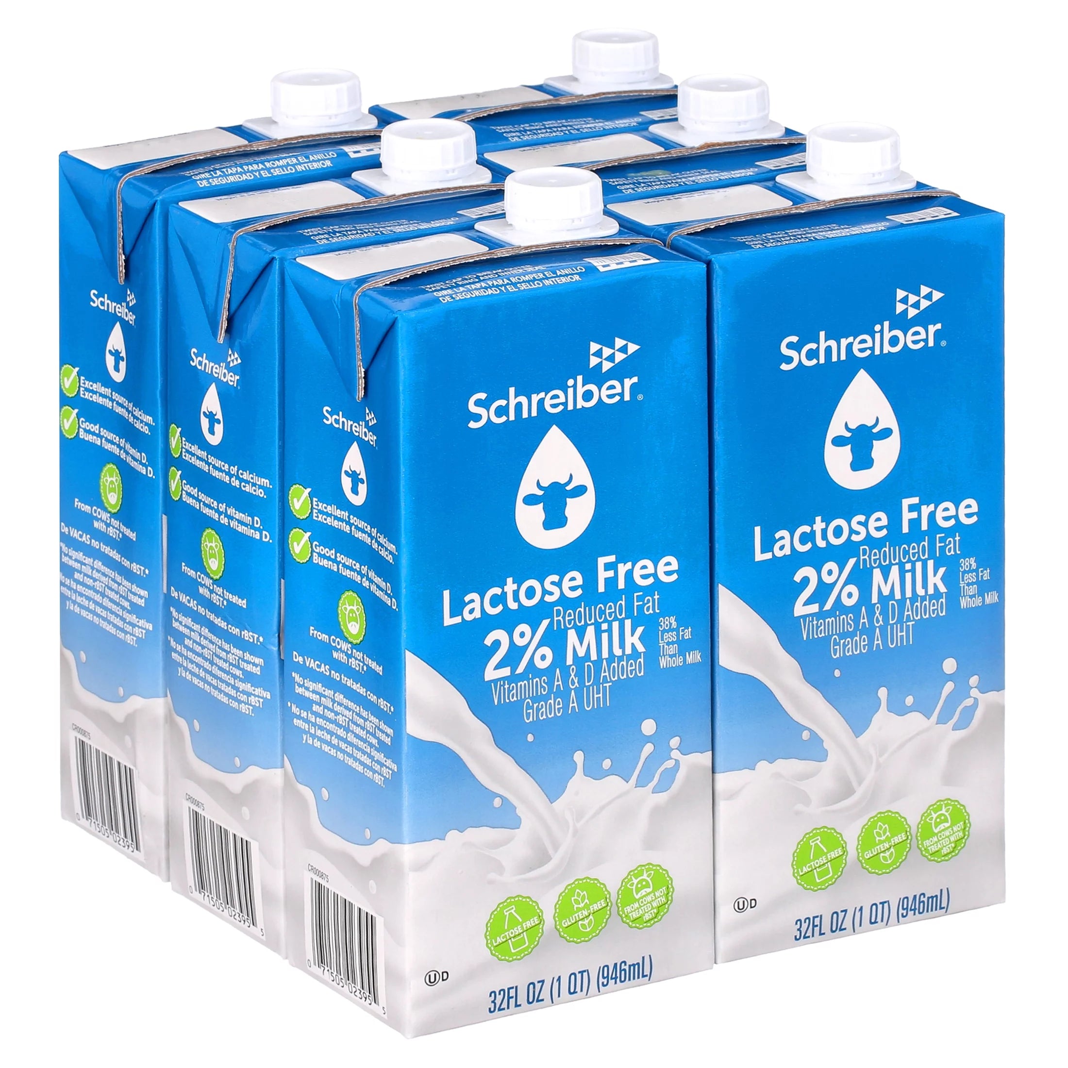32oz UHT Lactose Free Milk (Pack of 6) H4175