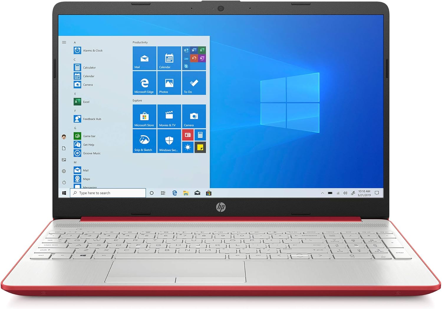 15.6in Laptop Intel Pentium Quad-Core N5000 4GB RAM 500GB Hard Drive Windows 10 S Renewed X7689