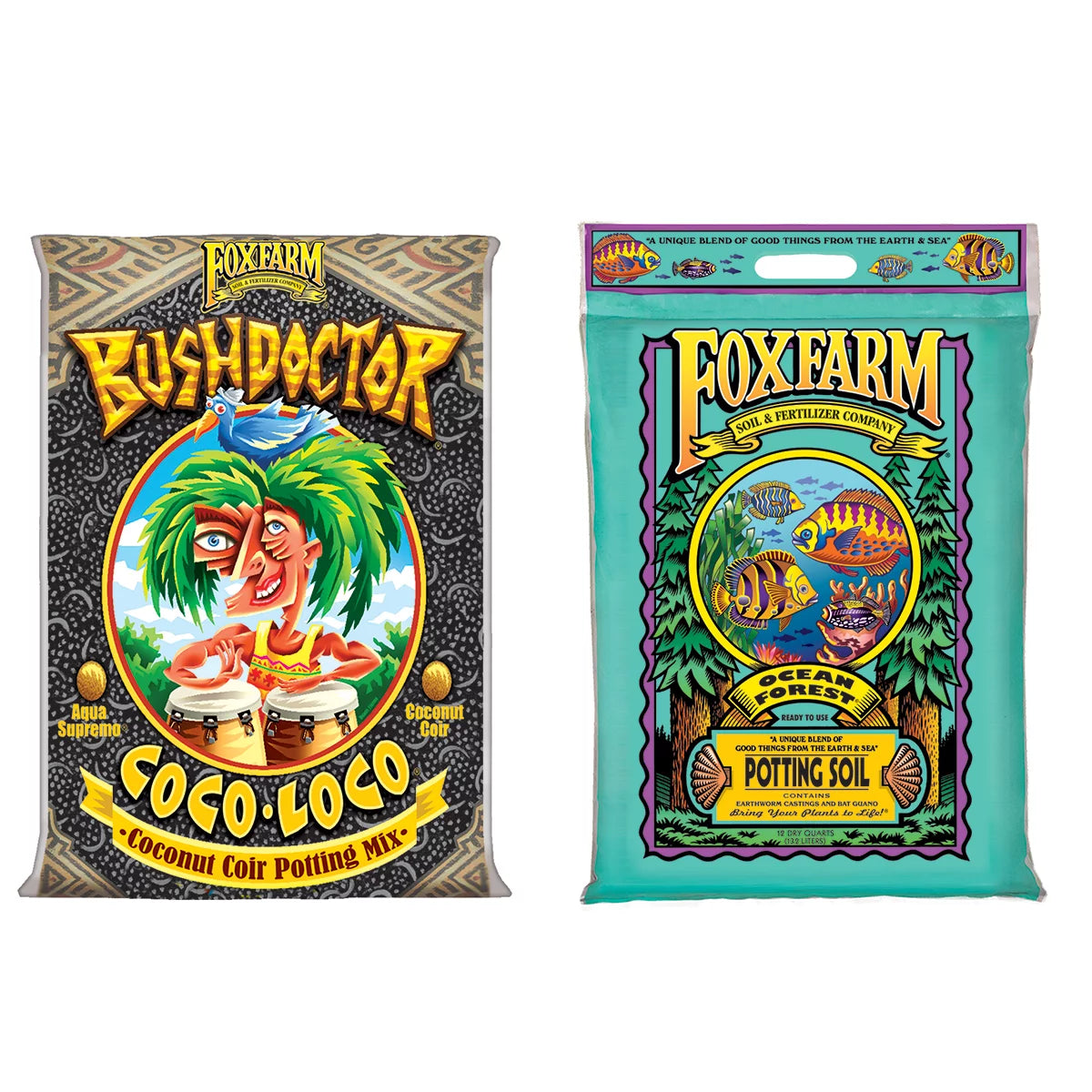 Coco Loco and Ocean Forest Potting Soil Mix, Bundle G5589
