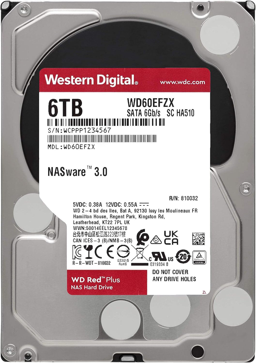 12TB NAS Internal Hard Drive HDD 7200 RPM SATA CMR 3.5 E69555