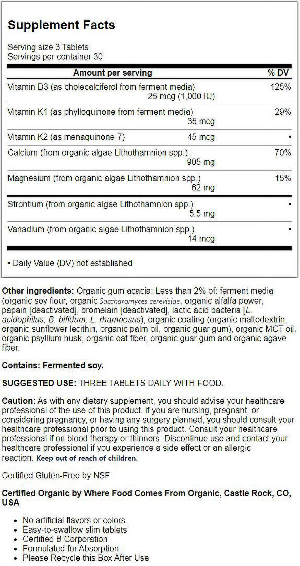 90 Ct Calcium Slim Tabs S8971
