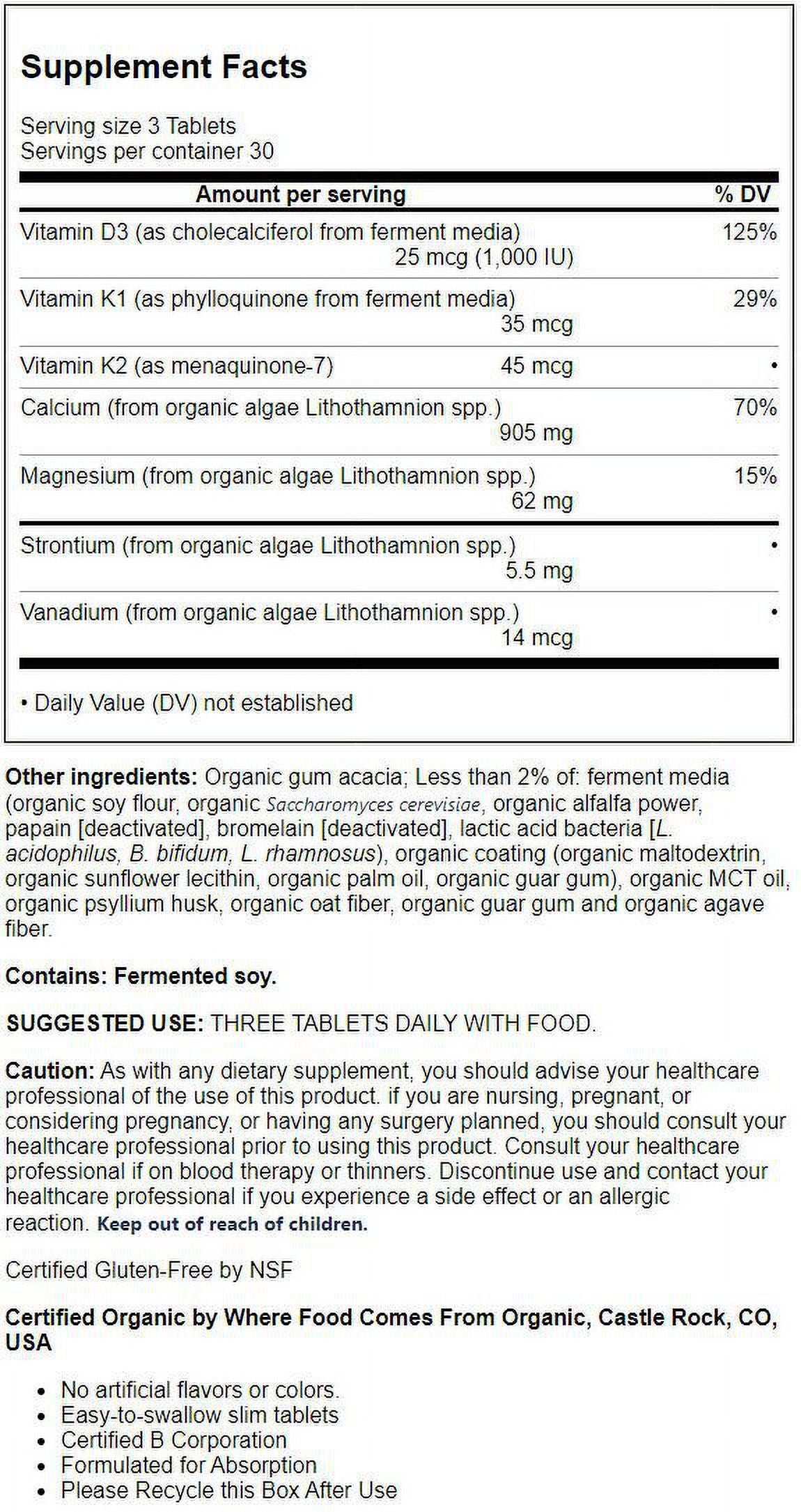 90 Ct Calcium Slim Tabs S8971