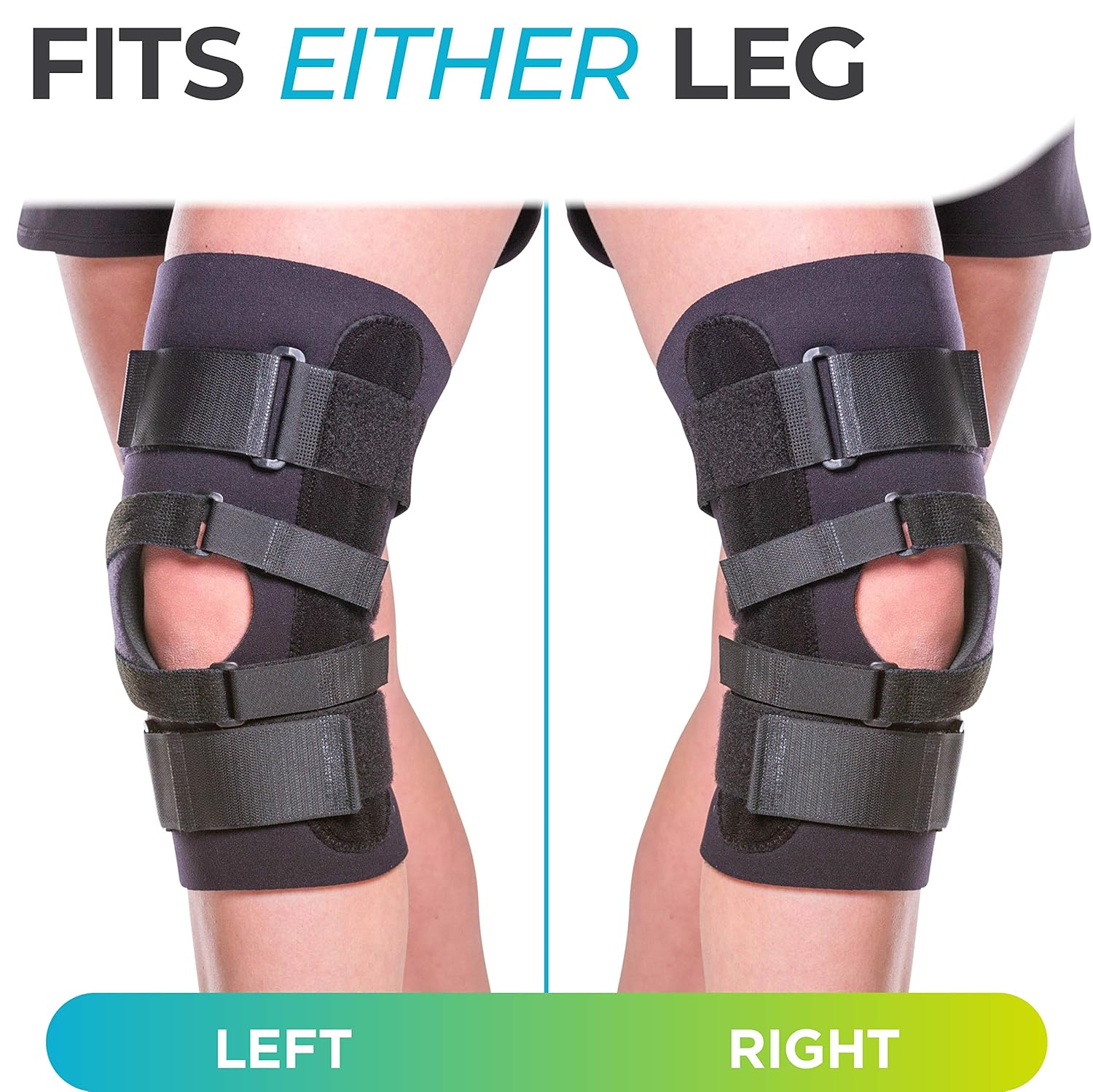 J Patella Knee Brace with Support Straps (Large) G16667