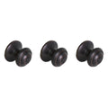 Aged Bronze Entry Keyed Door Knob (3-Pack) K31032