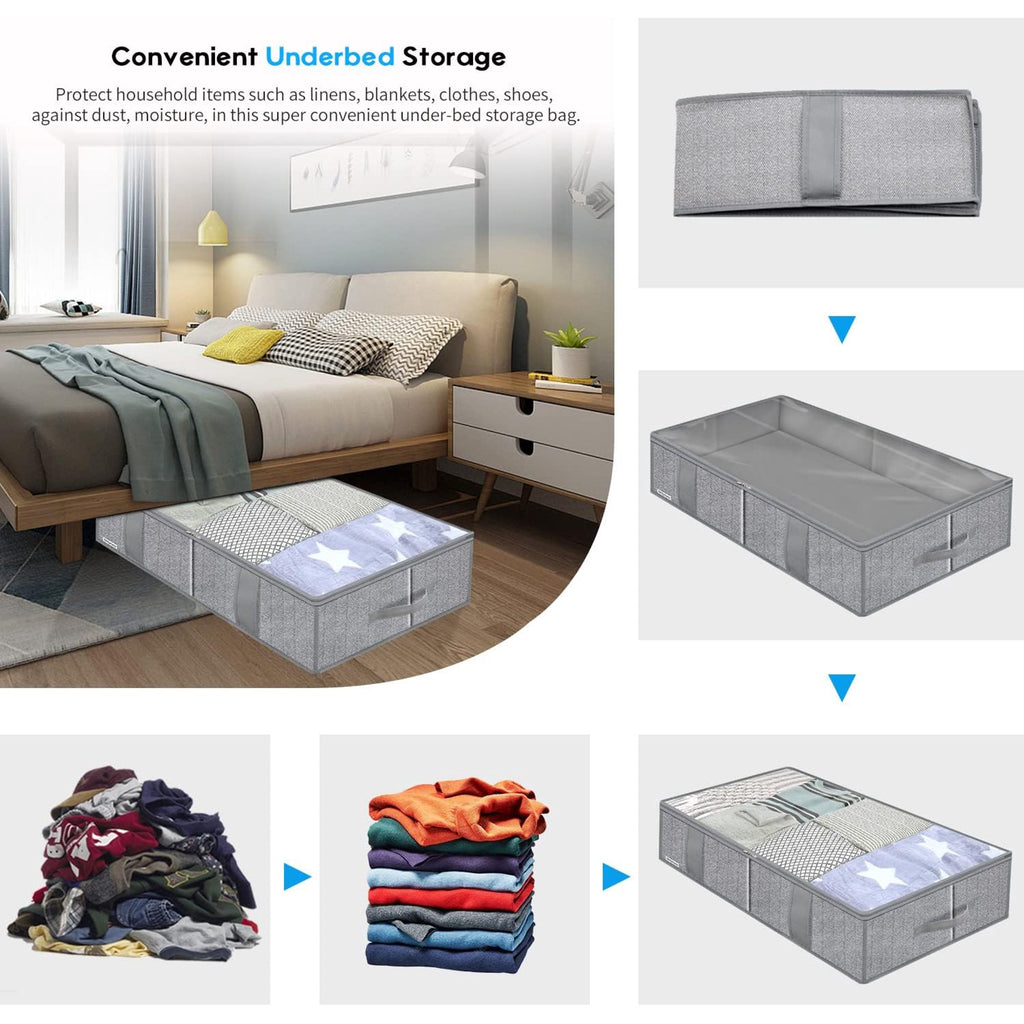 Breathable Zippered Storage Bag with Clear Window L744