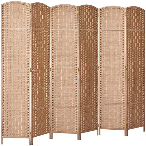 Light Beige 8 Panel Room Divider T84754