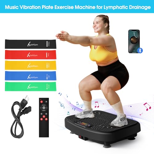 Whole Body Vibration Plate Exercise Machine with Resistance Bands R2999