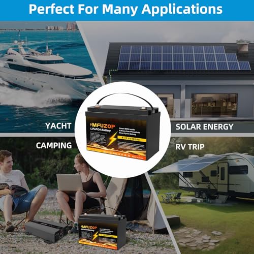 12V 100Ah LiFePO4 Battery with 100A BMS P9308