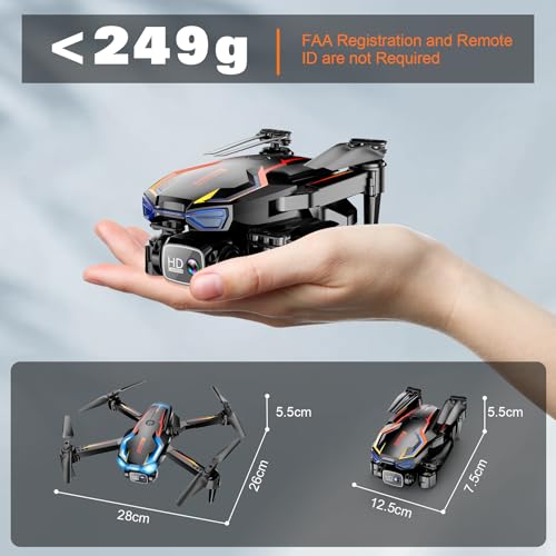 2K HD FPV Drone with Camera, 2 Batteries I6069