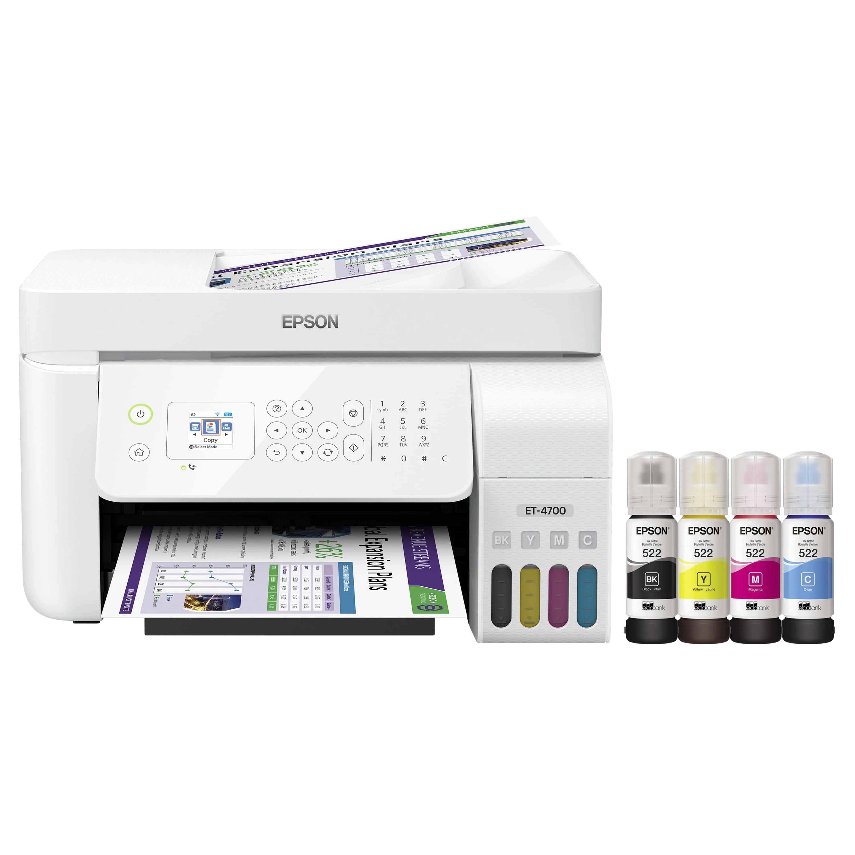 Wireless All-in-One Color Supertank Printer O702362
