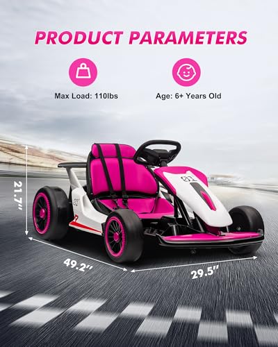 Red Electric Drift Go Kart H363783