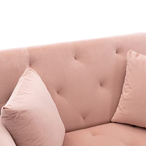 Beige Velvet Chaise Lounge Chair with Adjustable Backrest E85654