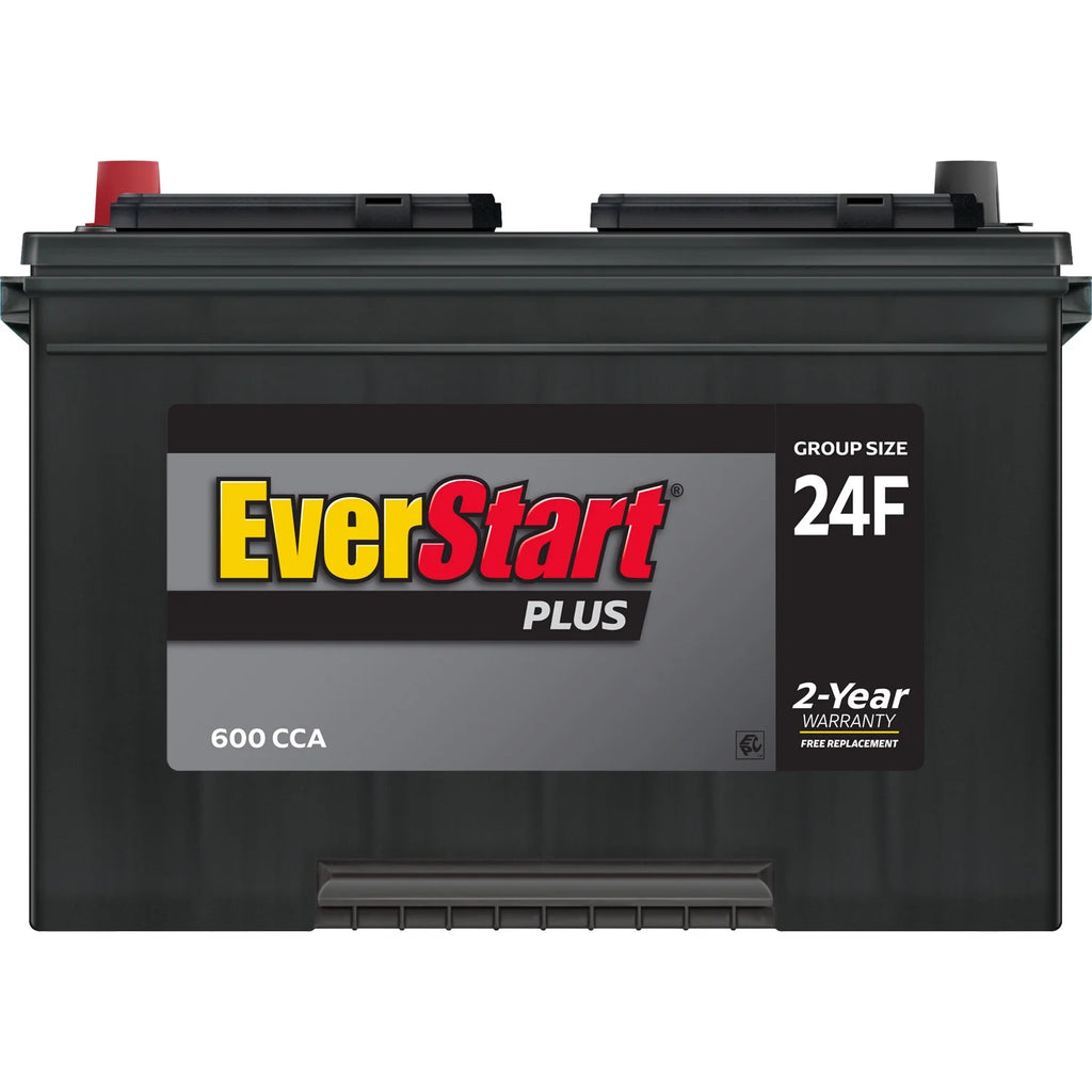 Lead Acid Automotive Battery, Group Size 24F 12 Volt, 600 CCA R23674