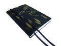 Navy Fabric Stretch Book Cover for Paperback Novels L4147