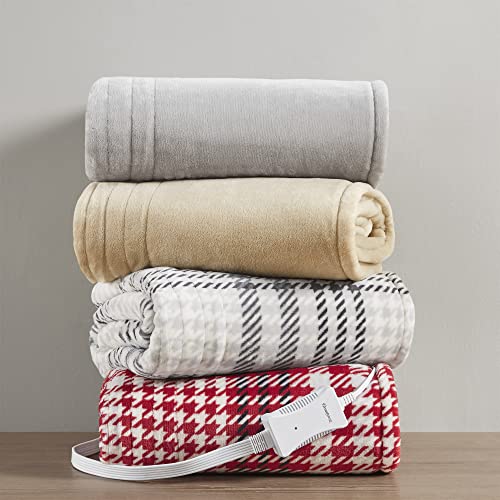 Reversible Electric Blanket, 50x60 Red Plaid J412