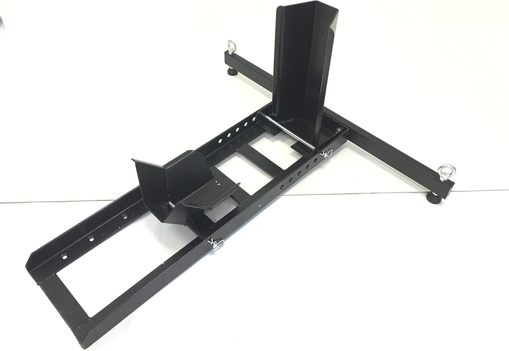 Adjustable Motorcycle Wheel Chock Stand Heavy Duty 1800lb Weight Capacity A480