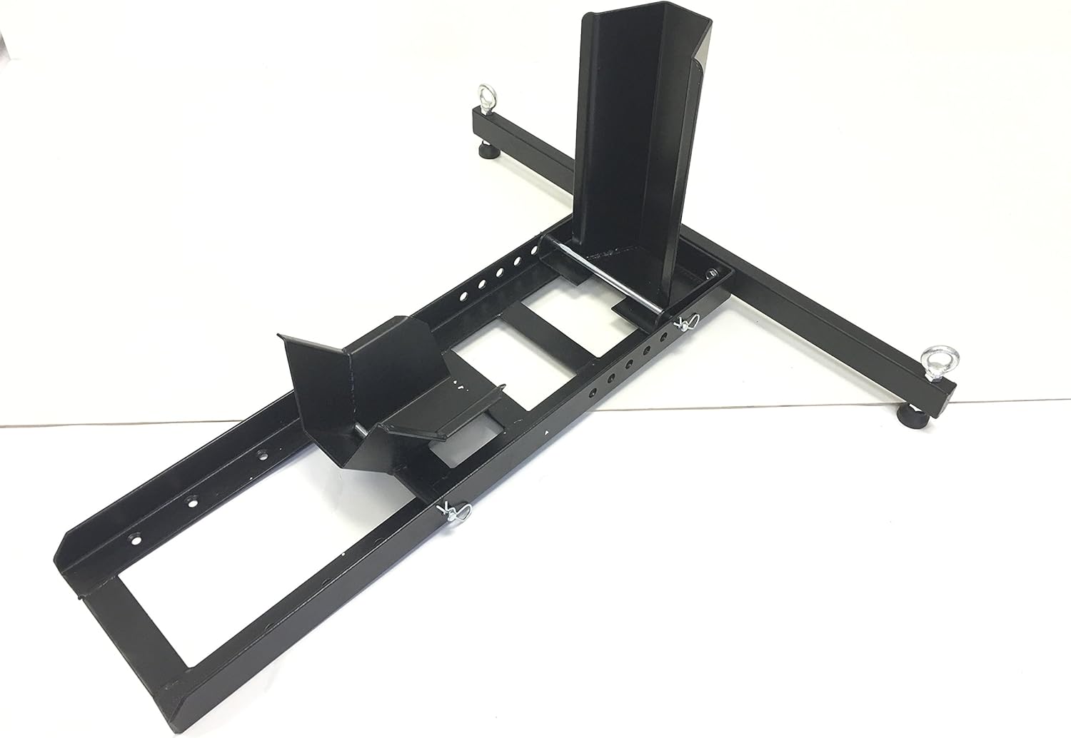 Adjustable Motorcycle Wheel Chock Stand Heavy Duty 1800lb Weight Capacity A480