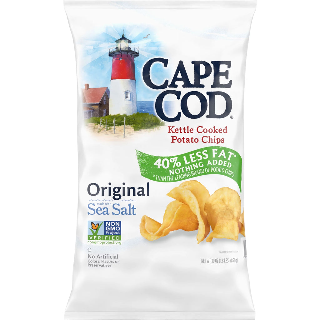 Less Fat Original Kettle Cooked Chips, 30 oz V2354