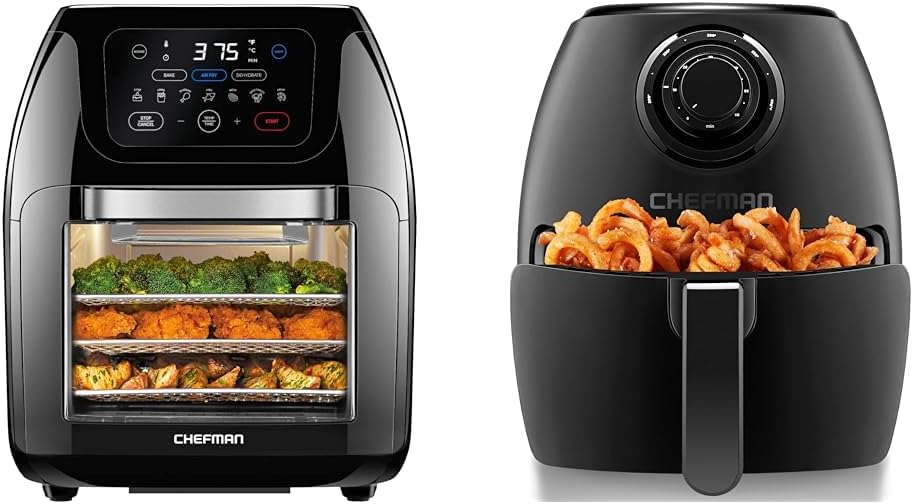 10L 3.6Qt Air Fryer with Rotisserie Dehydrator L7586