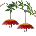Red Hanging 8 inch Bird Feeder Dome Cover M876