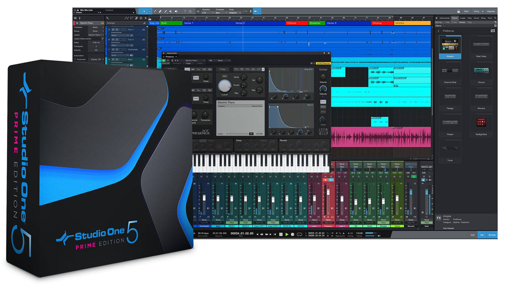 Pair Powered Studio Monitor Speakers and Studio Headphones V44701