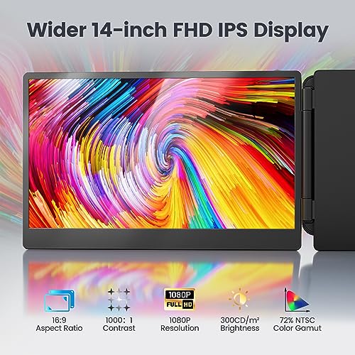 12" FHD 1080P IPS Portable Monitor V330
