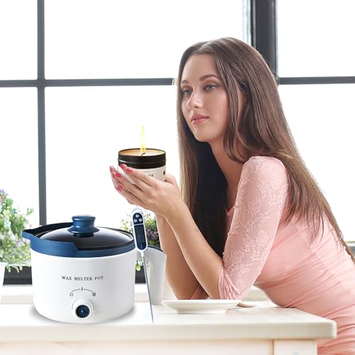 Wax Melter with Thermometer and Spout Z2374