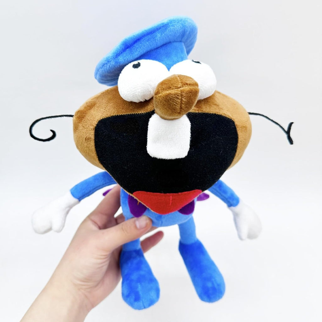 10” Blue Pizza Tower Plush Toy W1682