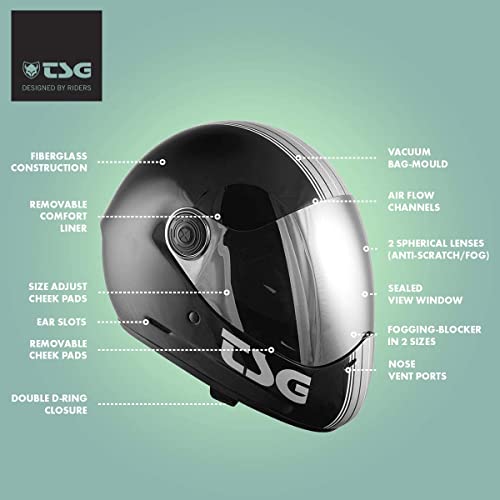 Full-face Helmet with Two Visors E5508