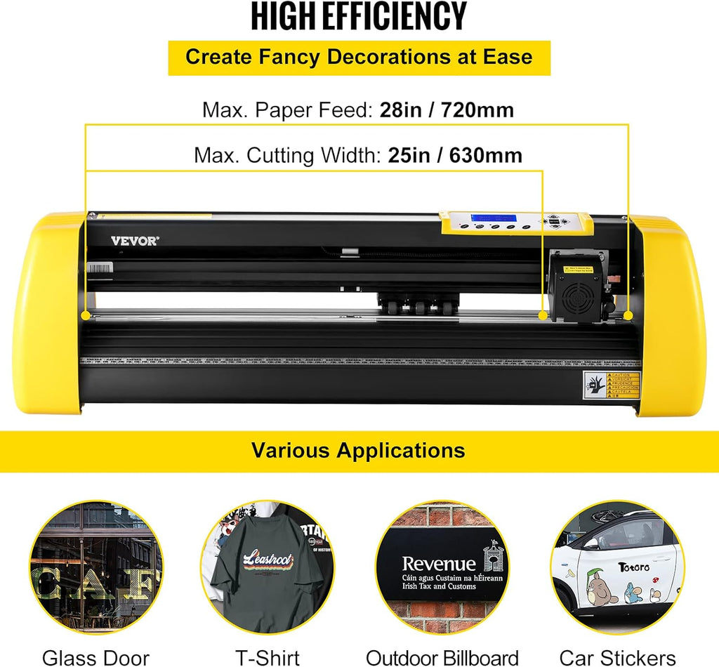 28 in Vinyl Cutter Machine with Stand D38222